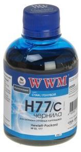 Чорнило WWM H77/C HP A440/C3183/C4183/C4283/C5283 (Cyan) 200ml