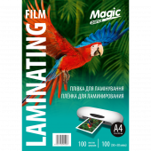 Фото Пленка для ламинирования Magic A4(216х303) 100 микрон (50/50), глянцевая (100л) купить в MAK.trade