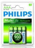 Фото Аккумулятор Philips HR03 Ni-MH 900mAh (4шт/уп) купить в MAK.trade