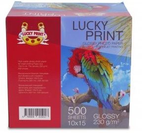 Lucky Print 10x15 (500л) 230г/м2 глянсовий фотопапір | Купити в інтернет магазині