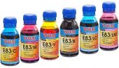 Фото Комплект Светостойких чернил WWM E83 Epson P50/T50/R270/ TX650/1410 (B/C/LC/M/LM/Y) 6x100ml купить в MAK.trade