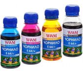 Фото Комплект чернил WWM E64 Epson L100/L110/L200/L210/L350 (B/C/M/Y) 4x100ml купить в MAK.trade