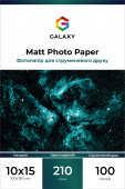 Фото Galaxy 10x15 (100л) 210г/м2 Матовая фотобумага купить в MAK.trade