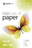Фото PrintPro 10x15 (100л) 190г/м2 матовая фотобумага купить в MAK.trade