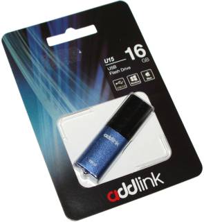 Flash-память AddLink U15 16Gb USB 2.0 Blue