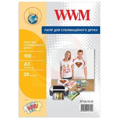Сублімаційний папір WWM A3 (20л) 100г/м2