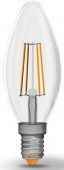 Фото Диммерная светодиодная LED лампа VIDEX Filament E14 4W 4100K, C37FD (нейтральный) купить в MAK.trade
