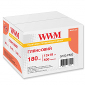 Фото WWM 13х18 (500л) 180г/м2 Глянцевая фотобумага купить в MAK.trade