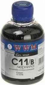 Чернила WWM C11/B Canon MP230/MP250/MP280/IP2700/ MG5140 (Black) 200ml