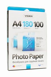 Videx А4 (100л) 180г/м2 глянцевий фотопапір