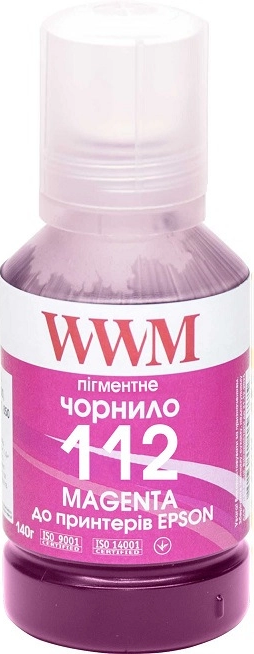 Чорнила WWM Epson 112 (Magenta) 140ml Пігментні | Купити в інтернет магазині