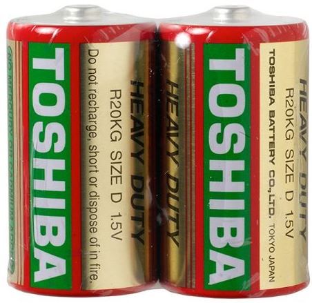 Батарейка Toshiba R20 (10шт/уп) D | Купити в інтернет магазині