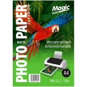 Фото Magic A4 (100л) 128г/м2 матовая фотобумага купить в MAK.trade