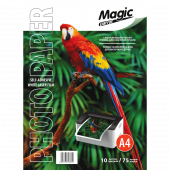 Фото Самоклеющаяся плёнка Magic для Лазерной печати Белая A4 (10л) 75мкм купить в MAK.trade
