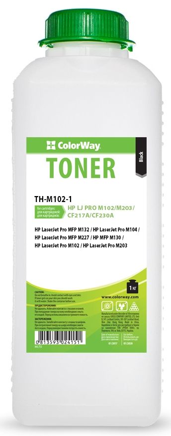 Тонер ColorWay (TH-M102-1) 1kg для HP LJ Pro M102/M130/M203/M230 | Купити в інтернет магазині