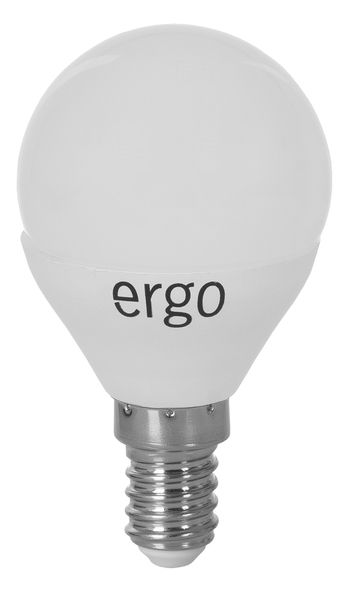 Світлодіодна LED лампа Ergo E14 6W 4100K, G45 (нейтральний)