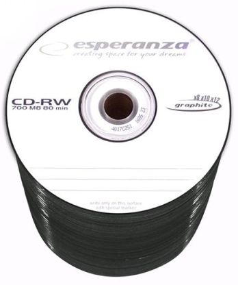 CD-RW Esperanza 700MB (bulk 50) 12x | Купити в інтернет магазині