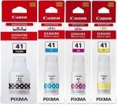 Фото Комплект Оригинальных чернил GI-41 Canon Pixma G1420/G2420/G2460/G3420/G3460 (BP/C/M/Y) купить в MAK.trade