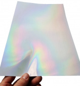 Фото Самоклеющаяся пленка Galaxy А4 (20л) 80мкм, Струйная, Прозрачная Holographic (Rainbow) купить в MAK.trade