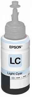 Оригінальне чорнило Epson L800/L805/L810/L850/L1800 (Light Cyan) 70ml (Вакуумна упаковка)