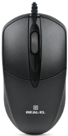 Миша REAL-EL RM-211 USB Black | Купити в інтернет магазині
