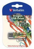 Фото Flash-память Verbatim Mini 16Gb USB 2.0 Tattoo Dragon купить в MAK.trade