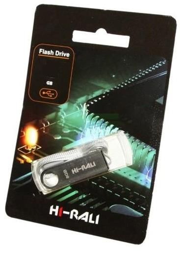 Flash-пам'ять Hi-Rali Shuttle series Silver 64Gb USB 2.0 | Купити в інтернет магазині