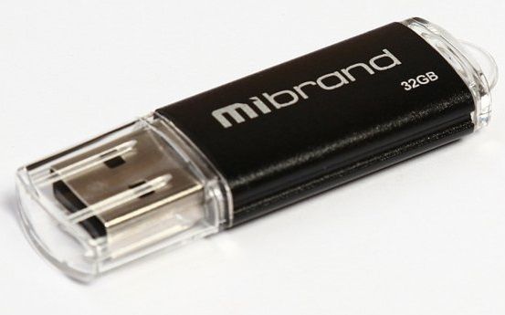 Флеш-пам'ять Mibrand Cougar 32Gb Black USB2.0 | Купити в інтернет магазині