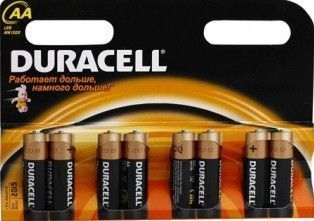 Батарейка Duracell LR06 MN1500 (8шт/уп) АА