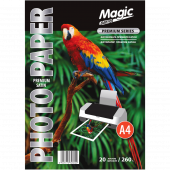 Фото Magic A4 (20л) 260г/м2 Сатин фотобумага купить в MAK.trade