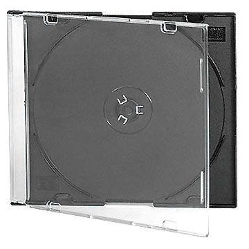 CD box slim black 5,2mm (СУПЕР ЯКІСТЬ) (10шт/уп) | Купити в інтернет магазині