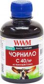 Фото Пигментные чернила WWM C40/BP Canon MP140/MP160/ MP190/MP210/IP1800/IP1900 (Black Pigment) 200ml купить в MAK.trade