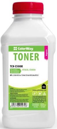 Тонер ColorWay (TCH-E500M) Magenta 150g для HP CLJ Enterprise 500 Color M551