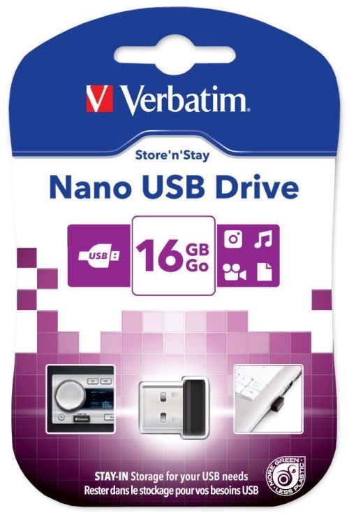 Flash-пам'ять Verbatim NANO 16Gb USB 2.0 | Купити в інтернет магазині