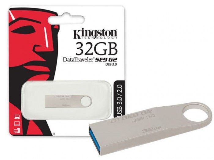 флеш-драйв KINGSTON DT SE9 G2 32GB USB 3.0 | Купити в інтернет магазині