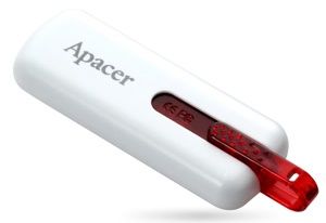 Flash-пам'ять Apacer AH326 8Gb USB 2.0 White | Купити в інтернет магазині