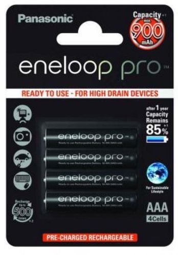 Акумулятор Panasonic Eneloop Pro HR03 Ni-MH 900mAh (4шт/уп) | Купити в інтернет магазині