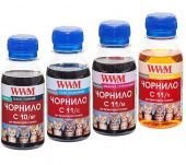 Фото Комплект чернил WWM C10/C11 Canon MP230/MP250/MP280/ IP2700 (BP/C/M/Y) 4x100ml купить в MAK.trade