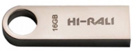 Flash-пам'ять Hi-Rali Shuttle series Silver 16Gb USB 2.0 | Купити в інтернет магазині