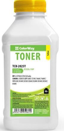 Тонер ColorWay (TCH-2025Y) Yellow 90g для HP CLJ CP1215/1515 + Чіп (RMHU10Y) | Купити в інтернет магазині