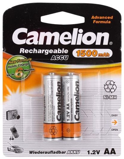 Акумулятор Camelion Ni-MH R06 1500mAh (2шт/уп) | Купити в інтернет магазині