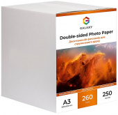 Фото Galaxy A3 (250л) 260г/м2 Двухсторонняя Глянец-глянец фотобумага купить в MAK.trade