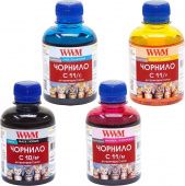 Фото Комплект чернил WWM C10/C11 Canon MP230/MP250/MP280/ IP2700 (BP/C/M/Y) 4x200ml купить в MAK.trade