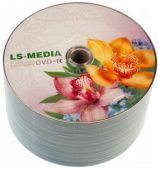 Фото DVD-R LS-Media 4,7Gb (bulk 50) 16x орхидеи купить в MAK.trade