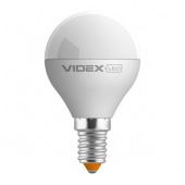 Фото Светодиодная LED лампа Videx E14 7W 3000K, G45e (теплый) купить в MAK.trade