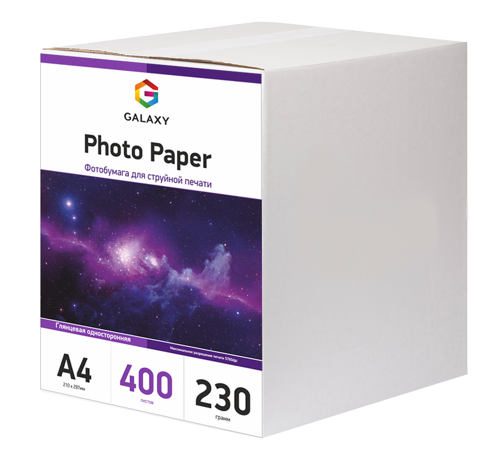 Galaxy A4 (400л) 230г/м2 глянсовий фотопапір