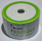 Фото CD-R Mr.DATA 700MB (bulk 50) 52x printable купить в MAK.trade