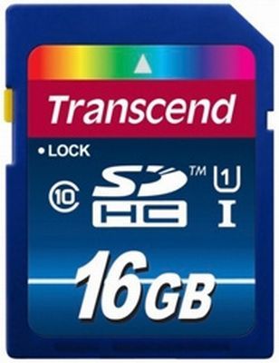 Карта пам'яті Trancend SDHC 16GB Class 10 UHS-I Premium (X300) | Купити в інтернет магазині