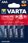 Фото Батарейка VARTA LONGLIFE Max Power Alkaline LR03 (20шт/уп) ААА купить в MAK.trade