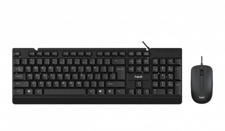 Дротовий набір клавіатура+миша HAVIT HV-KB272CM | Купити в інтернет магазині